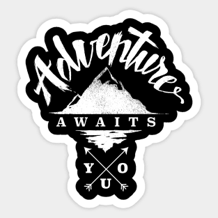 Adventure Awaits You Sticker